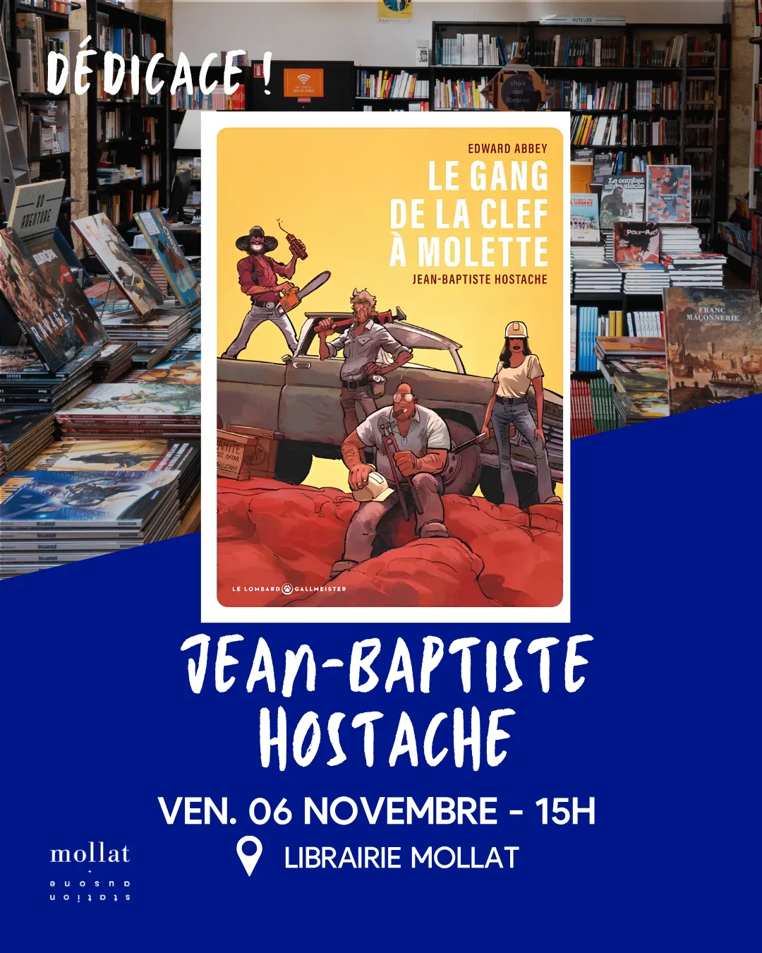 Dédicace de Jean-Baptiste Hostache