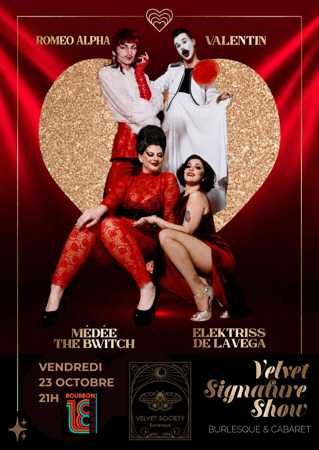 Revue burlesque - Velvet Signature Show