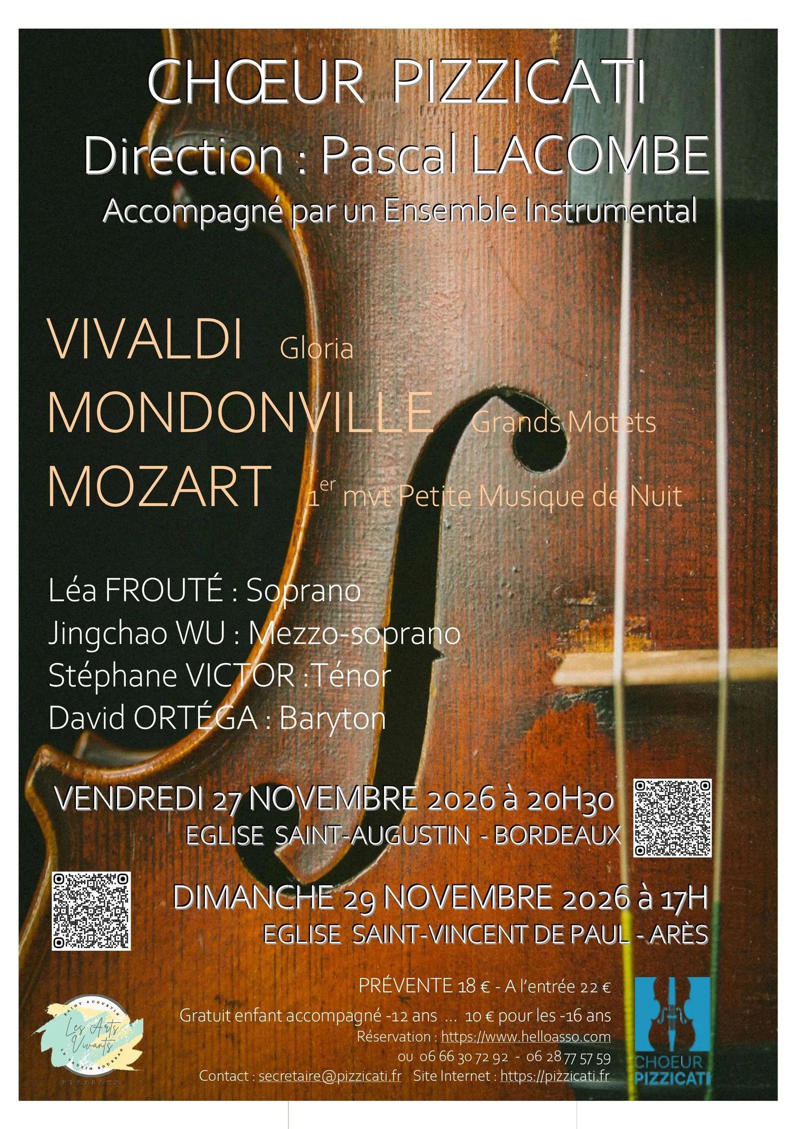 Pizzicati - Mondonville, Vivaldi, Mozart