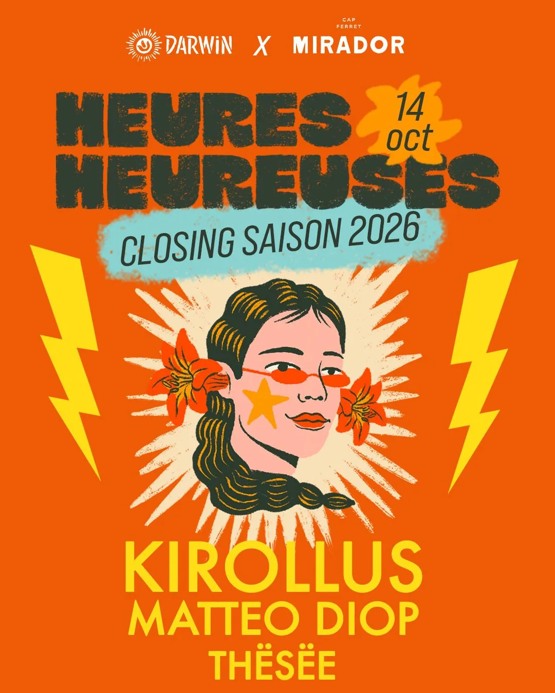 Heures Heureuses Closing - Kirollus, Matteo Diop, Thësée
