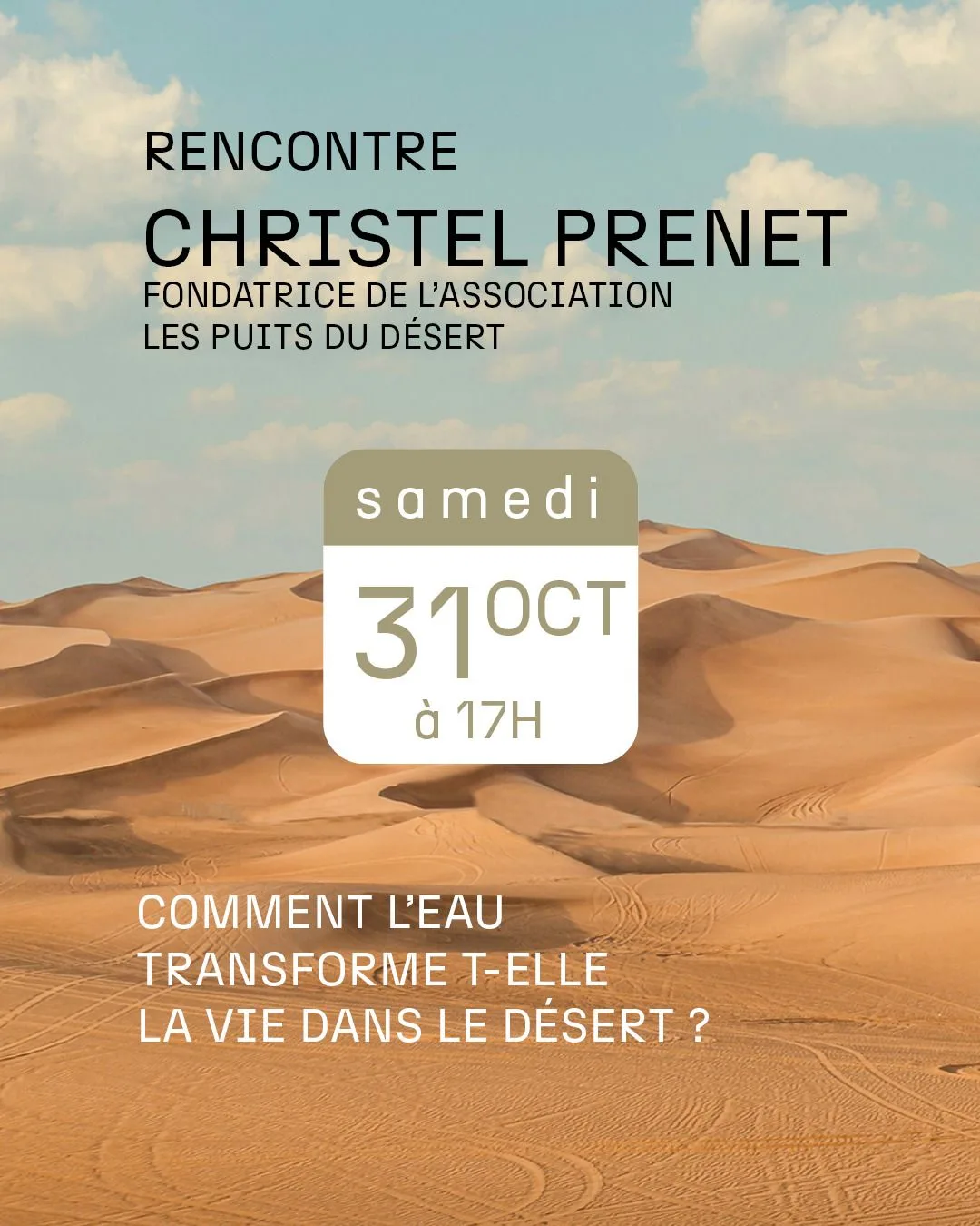 Rencontre avec Christel Prenet - Kaléidoscope, Les Puits du Désert
