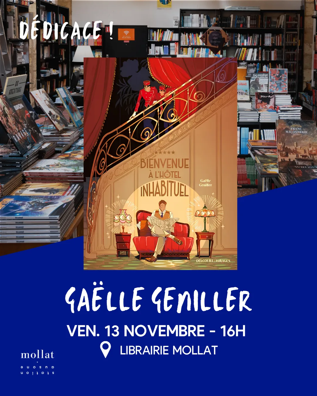 Dédicace de Gaëlle Geniller