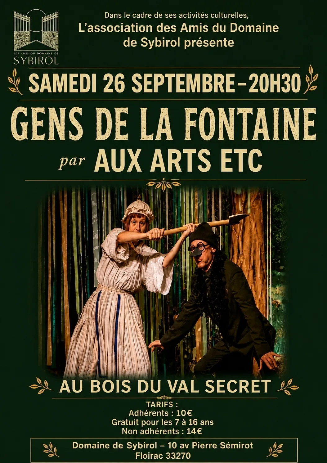 Gens de La Fontaine - Au bois du val secret