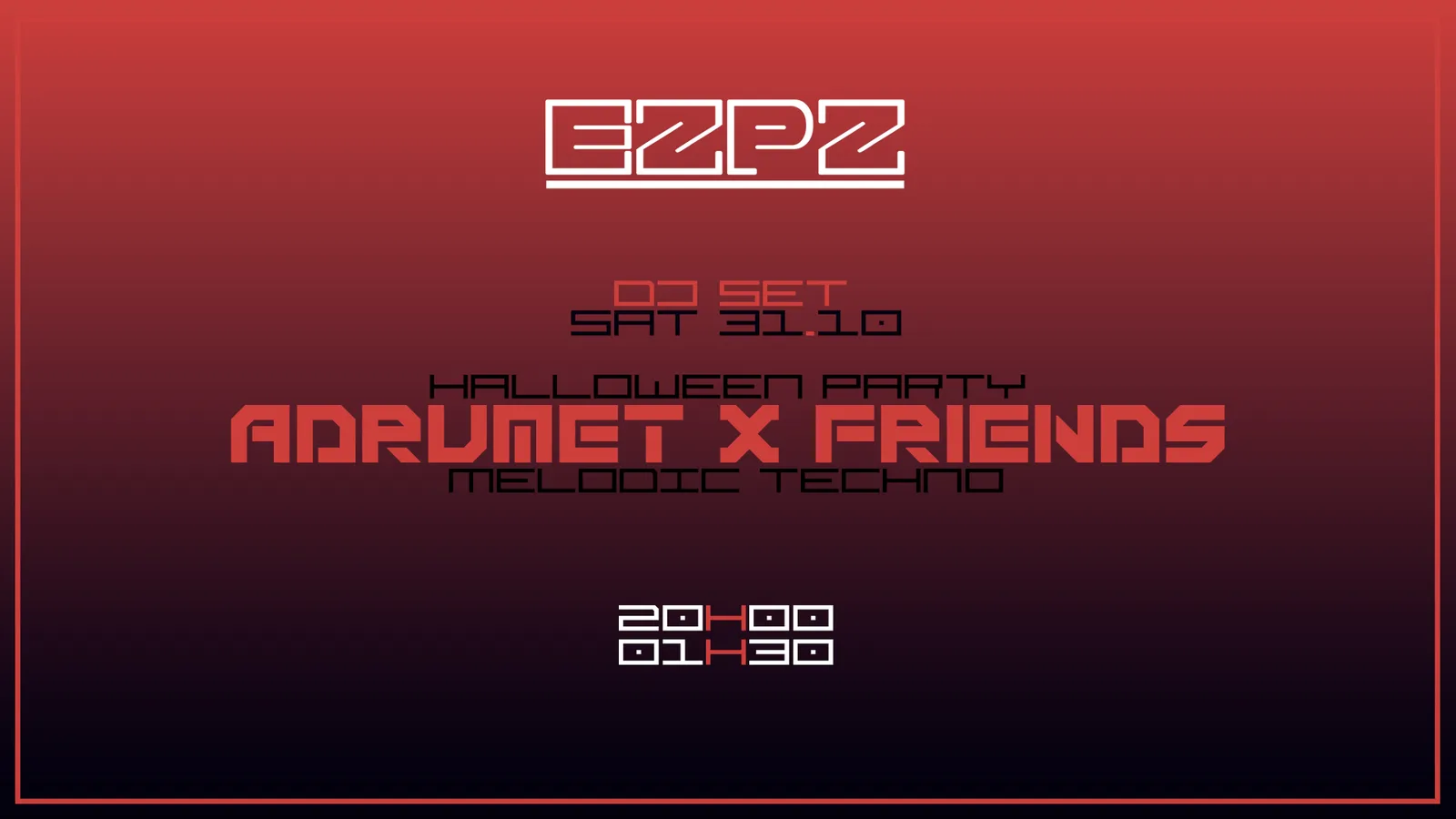 Halloween Party avec Adrumet x Friends