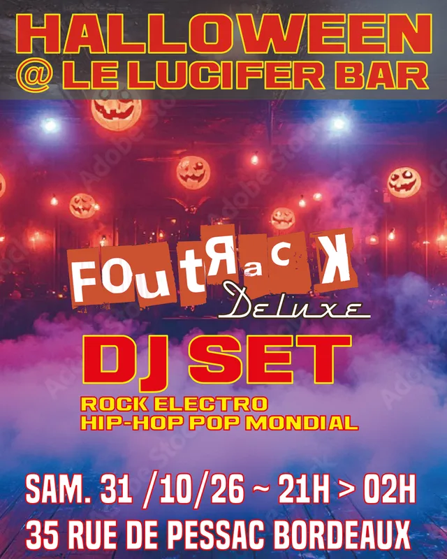 Halloween Lucifer Party w/ Foutrack Deluxe DJ Set