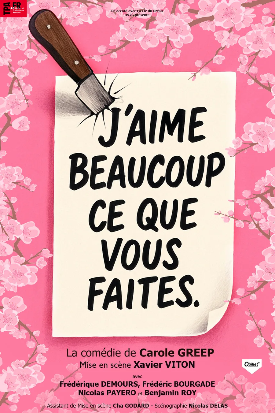 J'aime beaucoup ce que vous faites