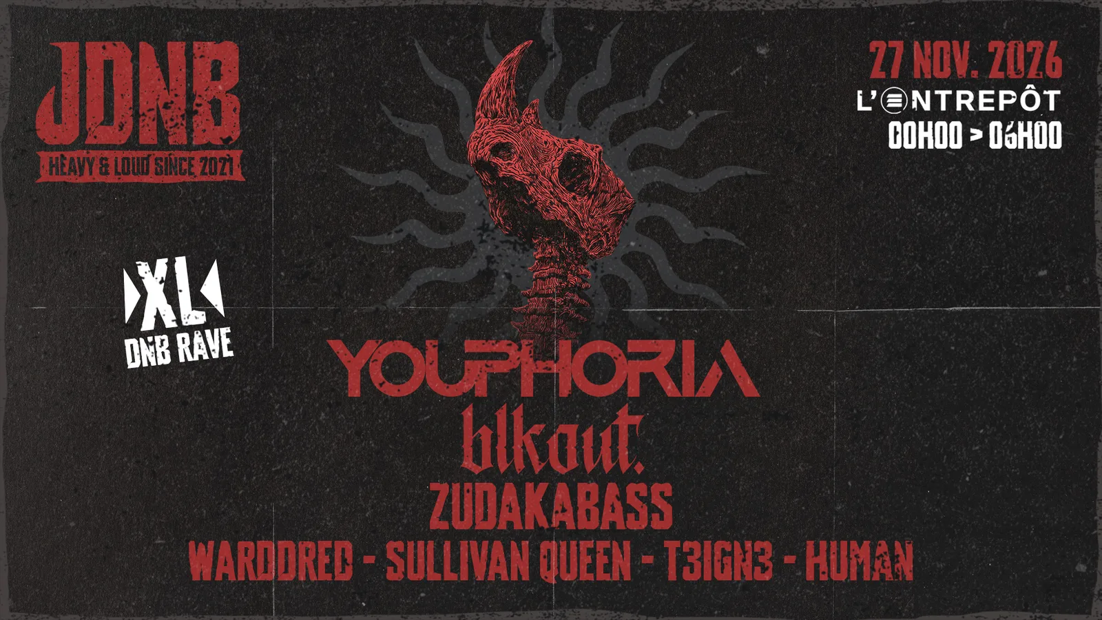 JDNB XL - Youphoria, Blkout & more