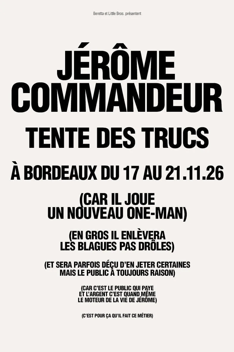 Jérôme Commandeur – Tente des trucs