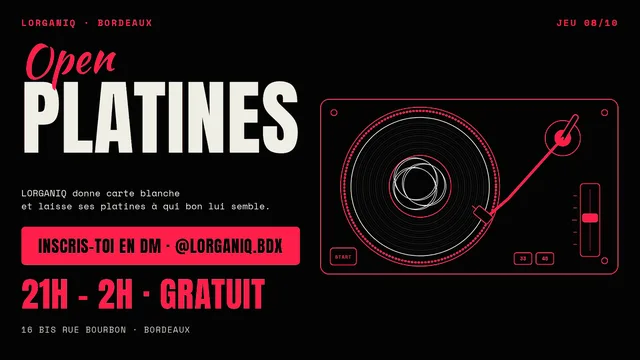 OPEN PLATINES · LORGANIQ
