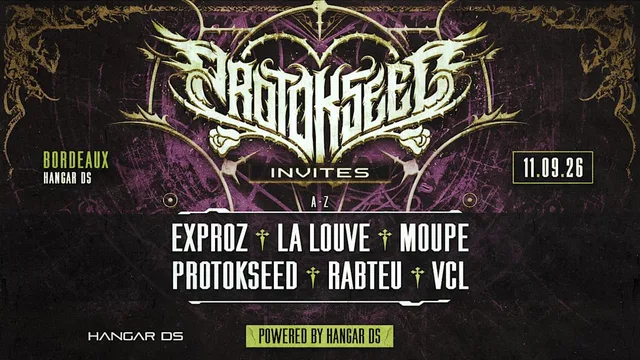 PROTOKSEED INVITES : EXPROZ, LA LOUVE, MOUPE, RABTEU, VCL