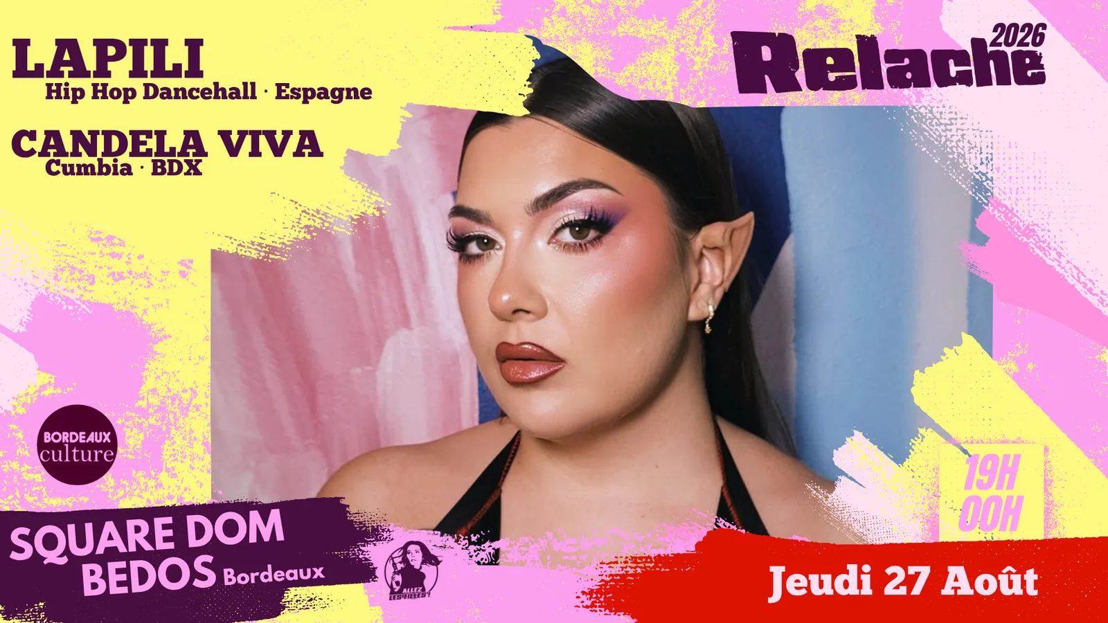 RELACHE #17: LAPILI + SOLEDAD & LA TROPICAL + CANDELA VIVA
