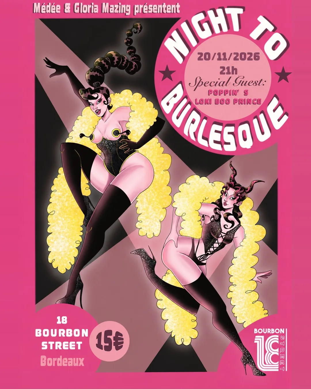 Revue Burlesque - Médée & Gloria Mazing