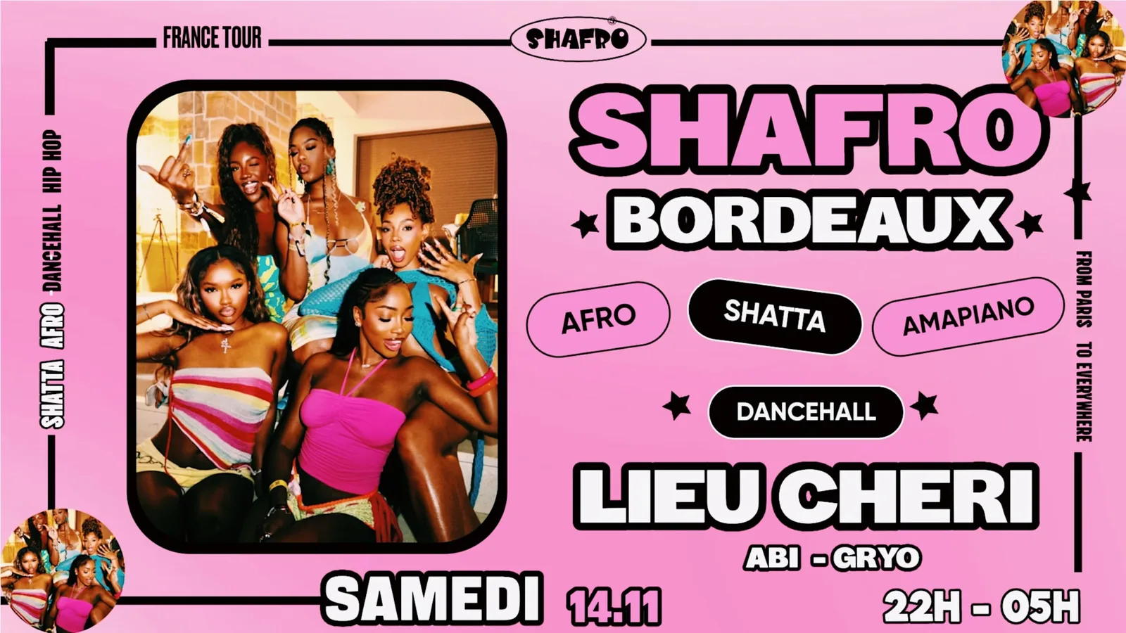 Shafro Bordeaux #3 - Afro, shatta, dancehall