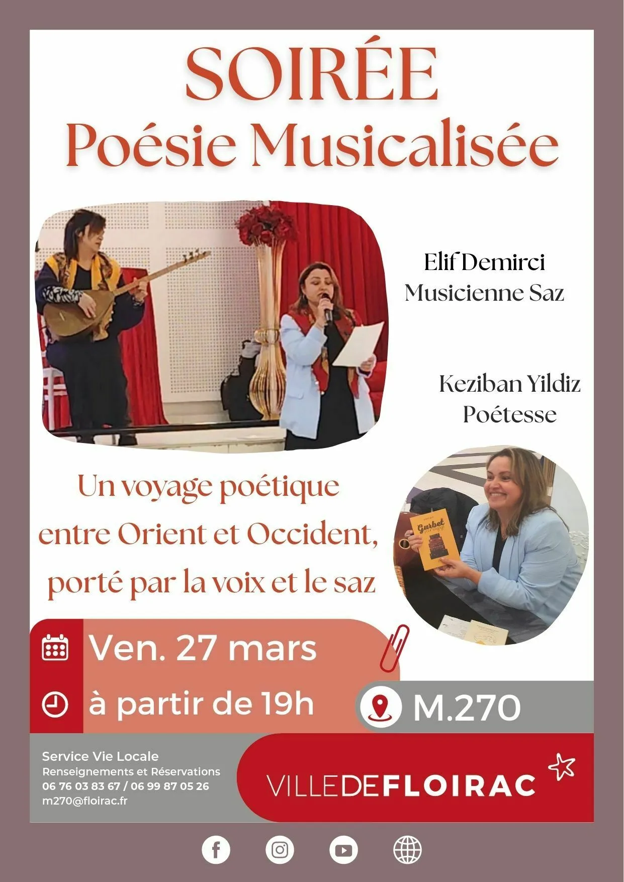 Soirée Poésie Musicalisée