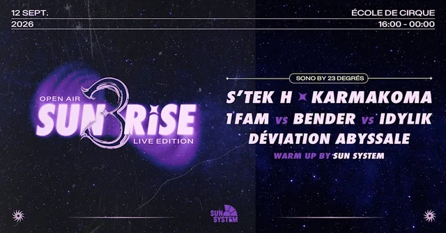 Sunrise : Open Air #3 Live Edition