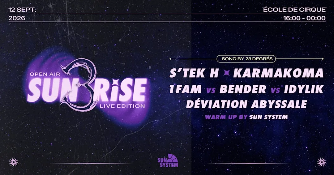 Sunrise : Open Air #3 Live Edition